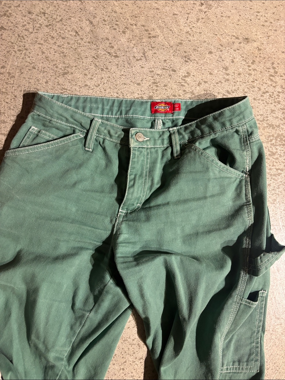 Dickies Women's Sage Green Cargo Work Pants